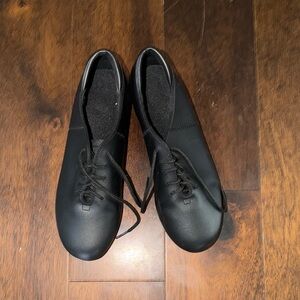 Bloch Women's Black Lace-Up Oxford Dance Shoes